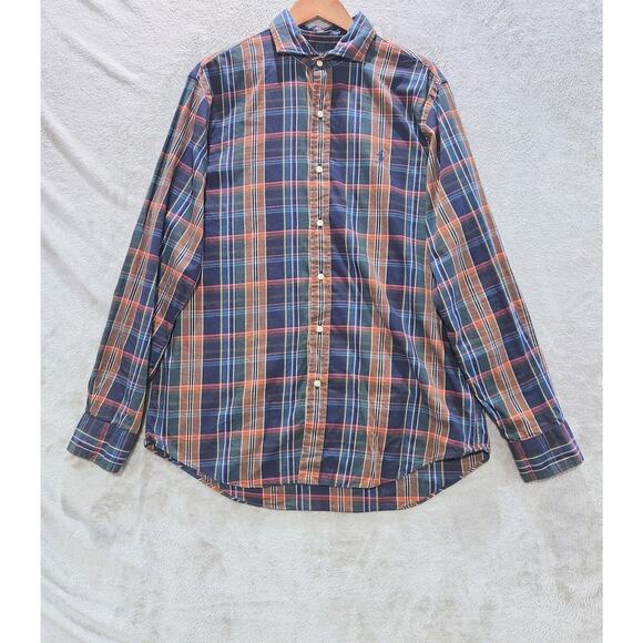 Polo Ralph Lauren Mens Classic Fit Casual Button Down Shirt Size Large Business - Picture 1 of 11